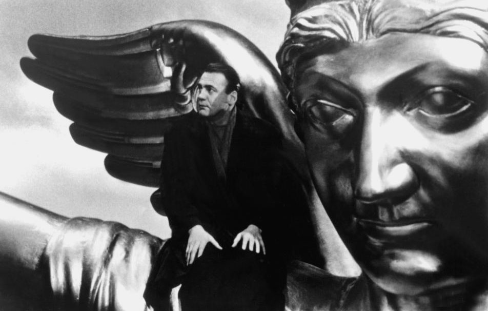 WINGS OF DESIRE, (aka DER HIMMEL UBER BERLIN), Bruno Ganz, 1987.