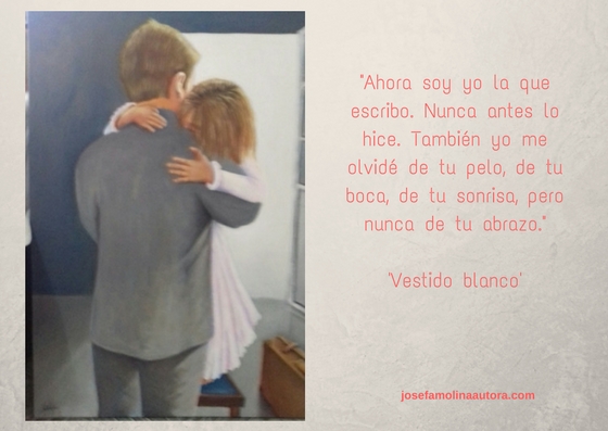 Vestido blanco (postal)