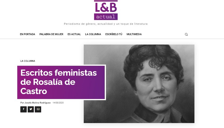 ‘Escritos feministas’ de Rosalía de Castro.&nbsp;Reseña
