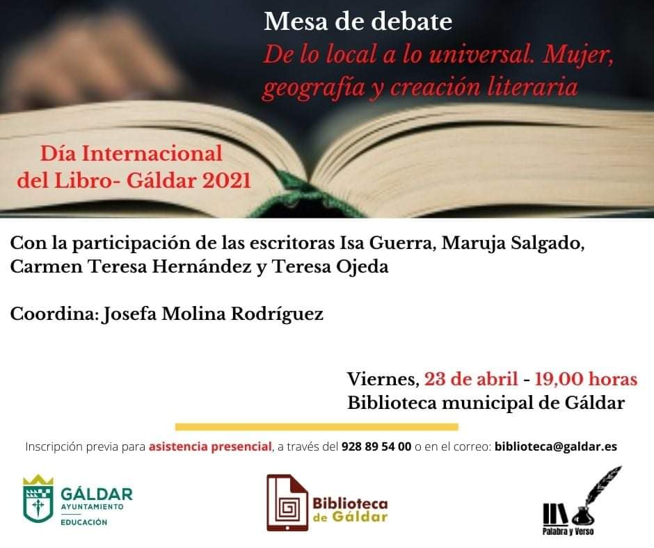 Mesa de debate ‘De lo local a lo universal. Mujer, geografía y creación literaria’