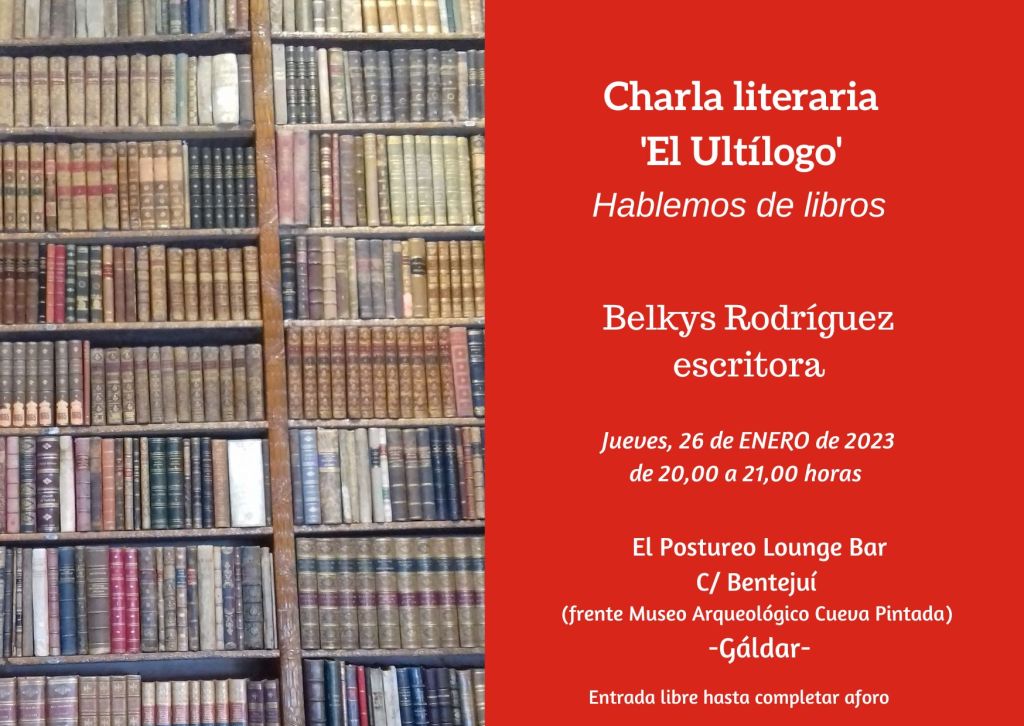 La charla literaria ‘El Ultílogo’ inicia 2023 con la escritora Belkys Rodríguez como&nbsp;invitada