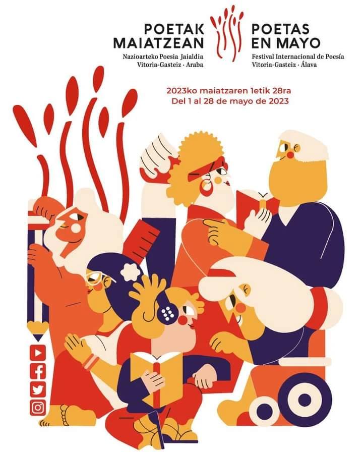 100 poetas en mayo. Festival internacional de Poesía en&nbsp;Vitoria-Gasteiz