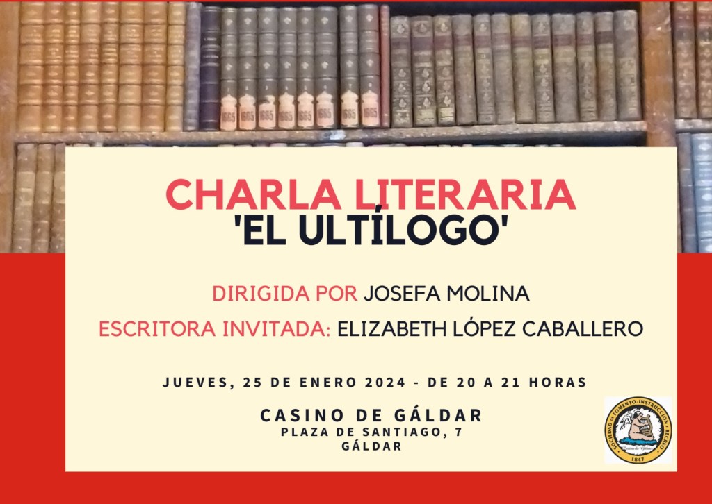 Charla literaria El Ultílogo con Elizabeth López&nbsp;Caballero