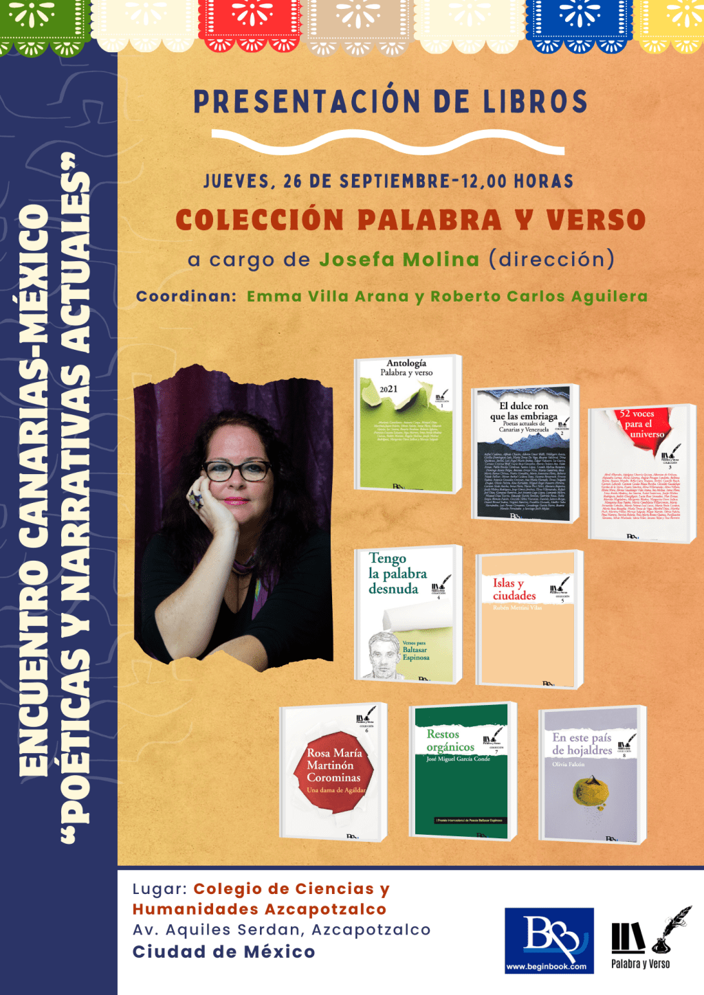 Presentación de la colección Palabra y Verso en el Encuentro&nbsp;Canarias-México
